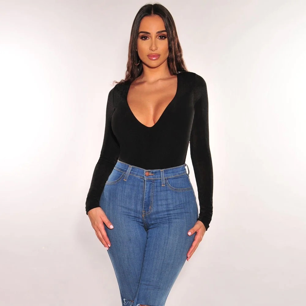🖤NWT HOTMIAMISTYLES BODYSUIT - MIDNIGHT 🖤 - Picture 2 of 3